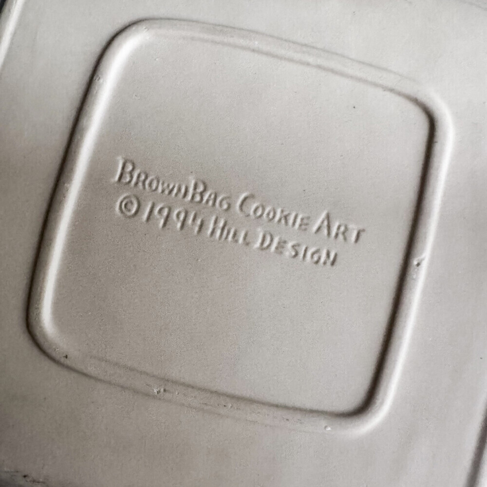 Brown Bag Cookie Art 1994 Cookie Baking Tray Clay - Picture 7 of 7